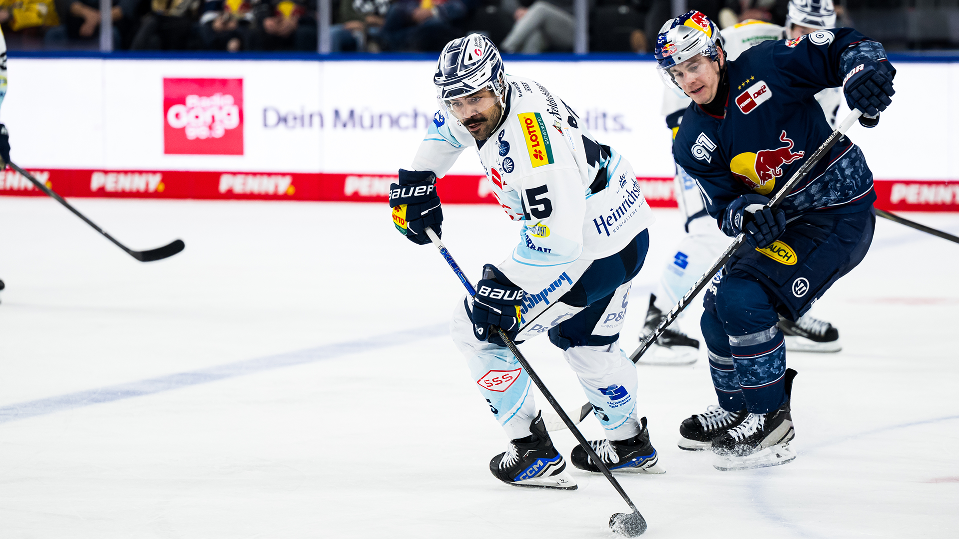EHC Red Bull München gg. Dresdner Eislöwen